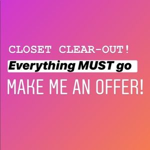 Closet Clear Out!!!